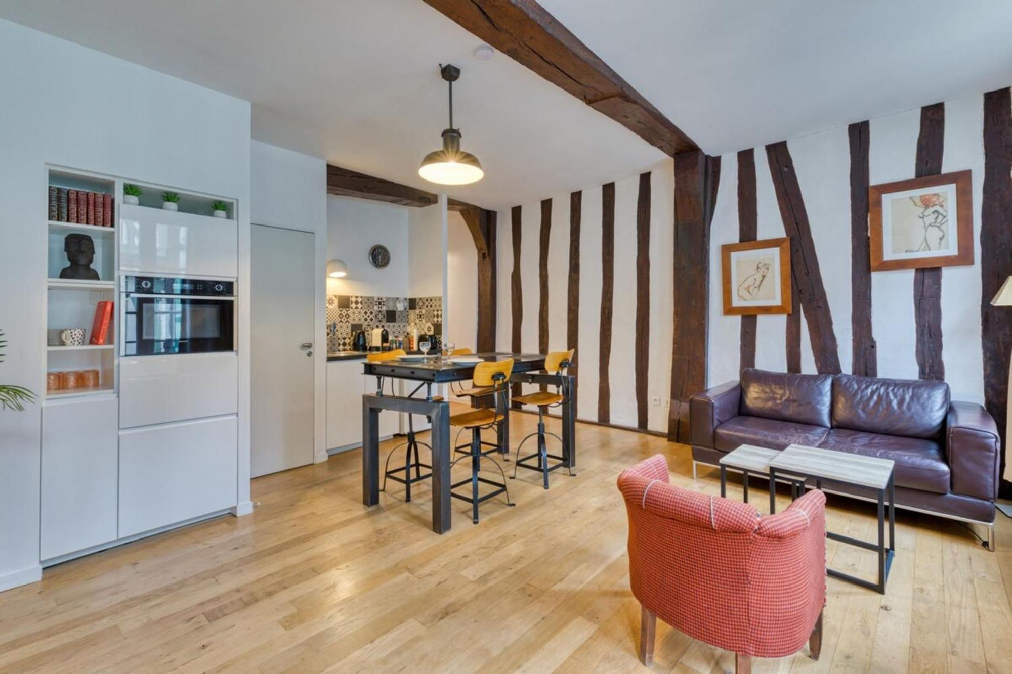 Le Charmant F2 Rue Du Gros Horloge A Rouen! Extérieur photo